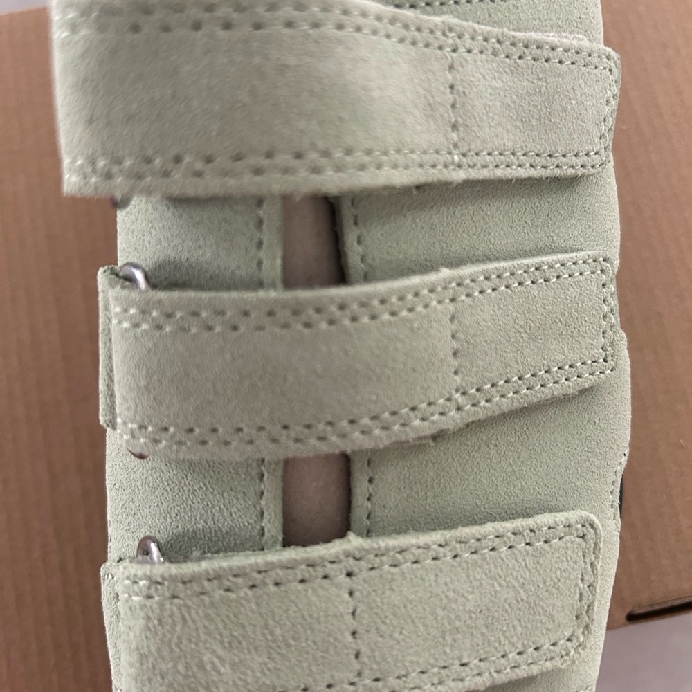 Dr. Martens Raine Slide Sandals in Sage Green - Picture 8 of 11